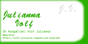 julianna volf business card